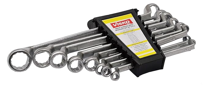 Visko Tools Ring Spanner Set (8 Pieces)