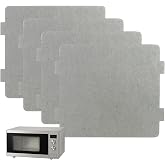 4 PCS Waveguide Cover, Microwave Wave Guide Cover Replacement, Universal Mica Sheets for Microwaves Oven &amp; Toasters, Easily Cut to Fit