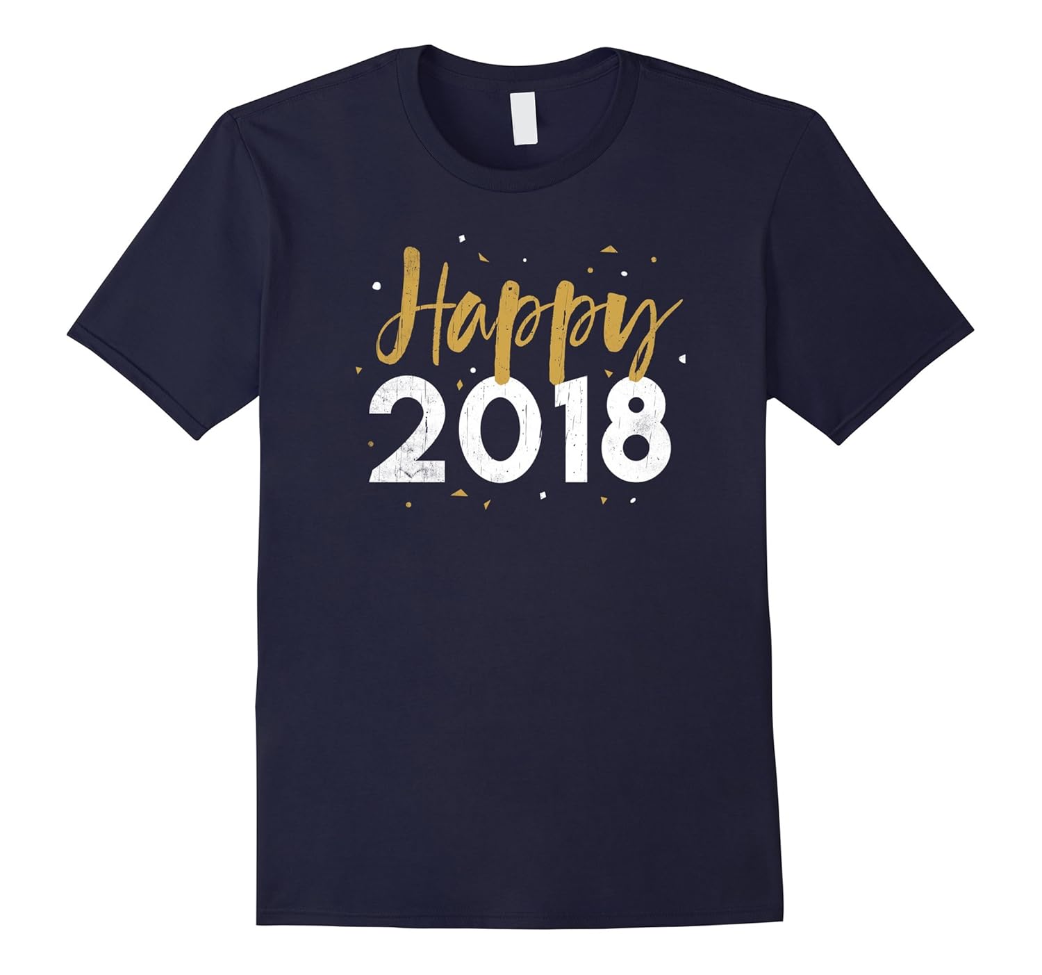 Happy 2018 New Years Eve Shirt Festive Party Confetti Tee-ANZ