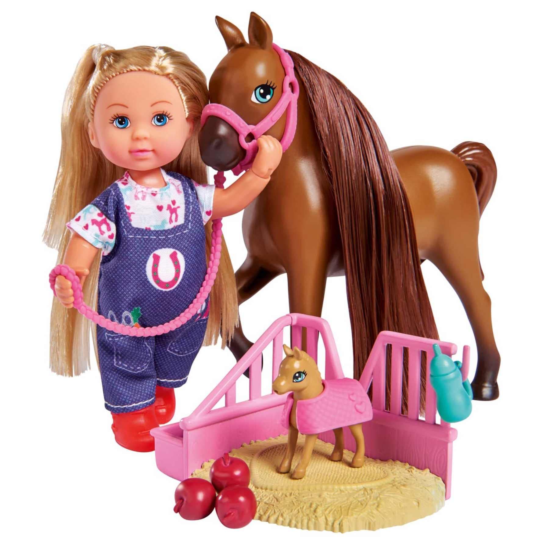 Simba Toys Evi Love - Horse Veterinary Clinic for Children Ages 3+, 24 x 5.5 x 16 cm