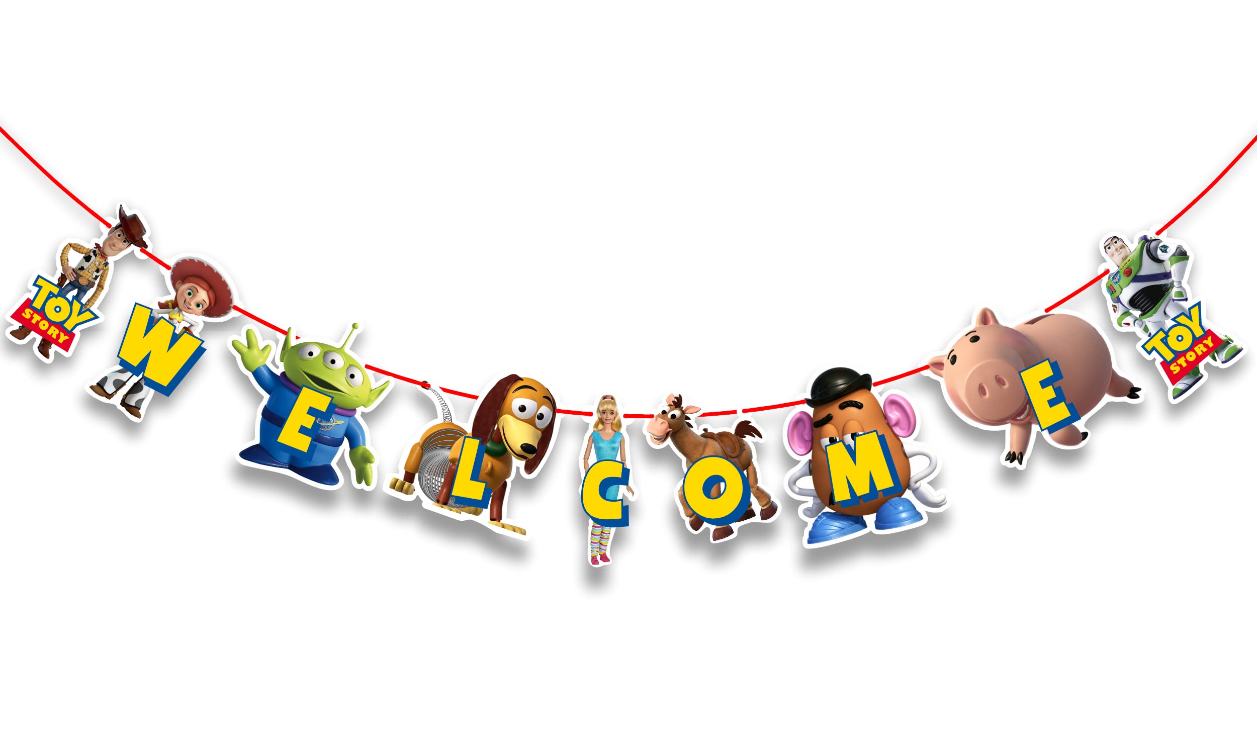 Seyal® Toy Stry Welcome Banner