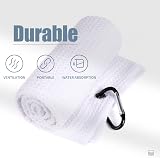 Mile High Life Golf Towel Tri Fold 16x21 Premium Microfiber Carabiner view 3
