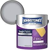 Johnstone's Washable Matt Emulsion Paint Manhattan Grey 2.5L Durable Stain view 2