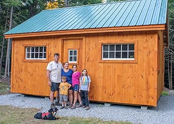 Timber Frame Post And Beam Cabin 16x20 Vermont Cottage Option B