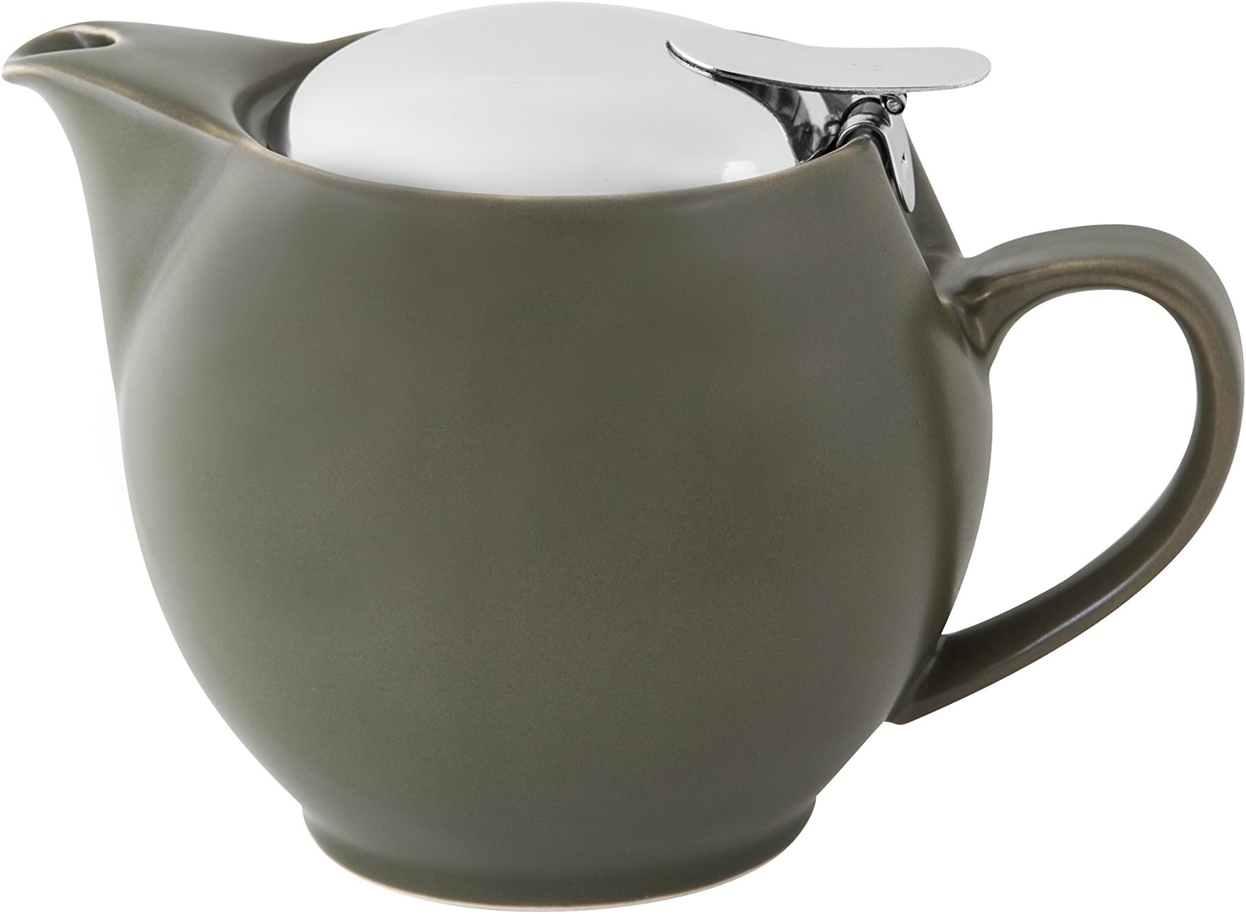 Bevande- Choice of 5 Contemporary Shades- 50 cl / 17 1/2 fl oz Teapot with Stainless Steel Lid & Infuser (Sage 978633)