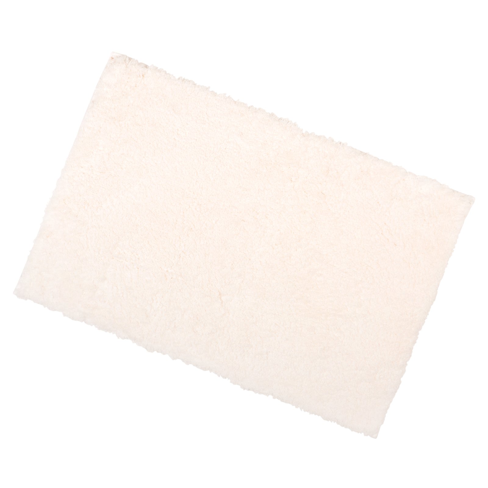 Ivory Soft Tufted Microfibre Bathroom Shower Bath Mat Rug Non-Slip Back 40x60cm