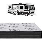 Foam Global Roam 2.0 RV 12" Hybrid Mattress with Gel Memory Foam, RV Short Queen 60x74 Mattress, Luxury Medium Feel Made in U