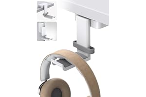 Lamicall Headphone Hanger, Headset Hook - 360 Degree Rotation Earphone Holder Mount, Table Headphone Stand with Cable Organiz