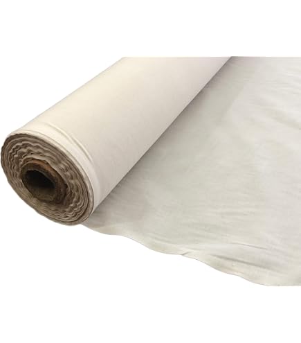 Amazon.com: 50 Yards White Tobacco Cloth Natural Cotton Fabric Lightweight  for Wedding Decor by JCS : Health & Household
