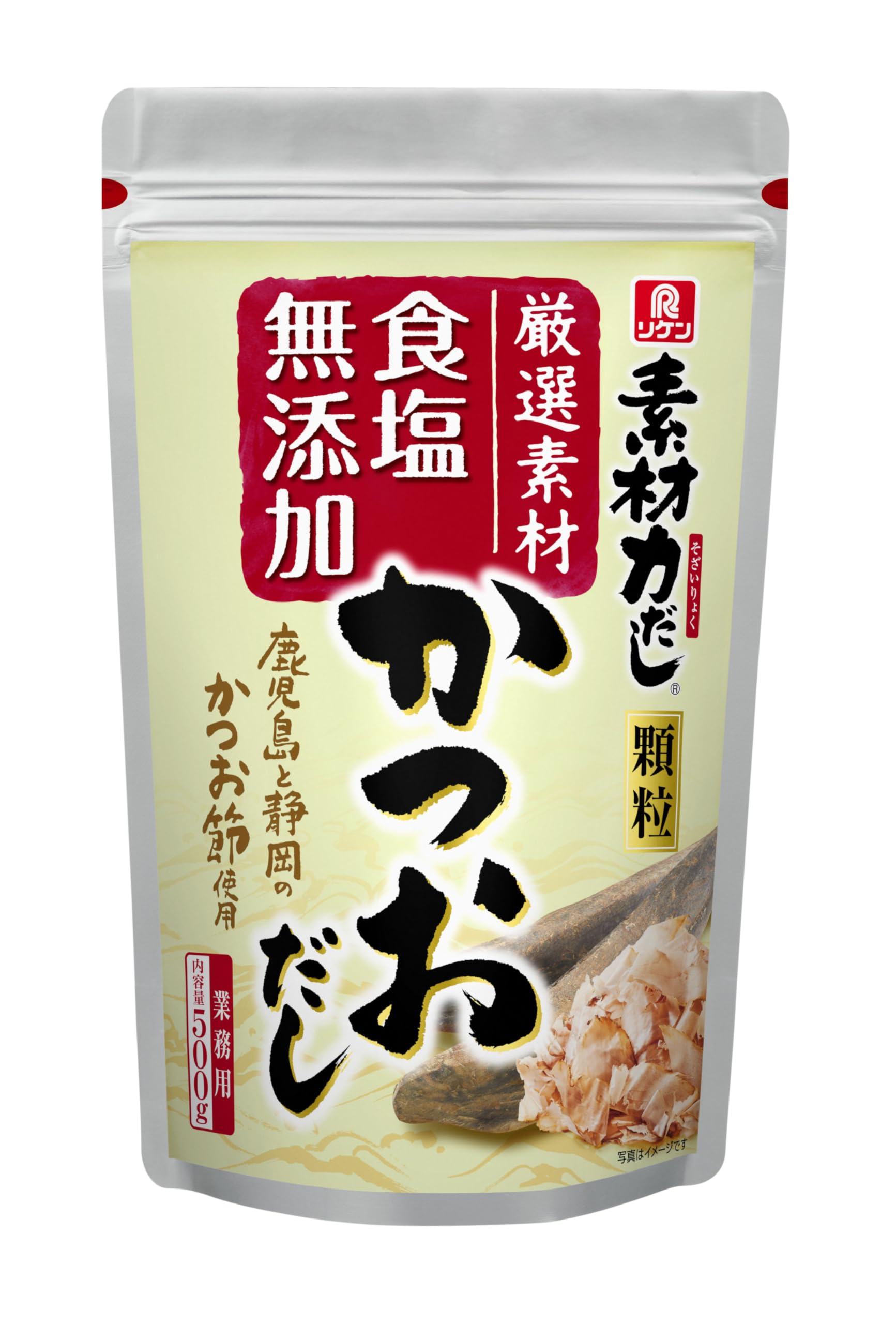 リケン 素材力だし かつおだし 500g の商品画像