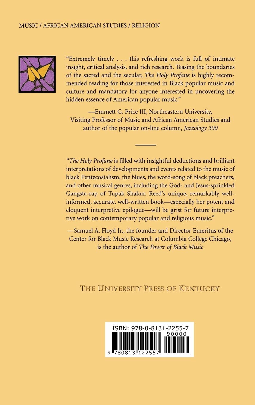 Reed T Holy Profane Religion In Black Popular Music Amazon De Reed Teresa L Fremdsprachige Bucher