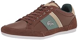 Lacoste Men's Chaymon Sneaker, Dark Grey/White, 12.5