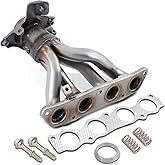 A-Premium Exhaust Manifold Kit W/Gaskets & Bolts & Springs [DOHC 4Cyl 1.8L] Compatible with Scion xD 2008-2012 & Toyota Corol