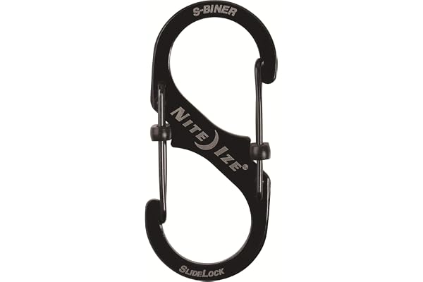 Nite IZE LSB3-01-R6 Locking S-Biner