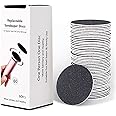 60pcs Replaceable Sandpaper Refill Discs for Electric Foot File Callus Remover Hard Dry Dead Skin Removal (Coarse 60 Grit)