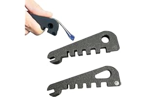 Hikiwin 2 Piece Set Eyeglass Temple Curvature Adjuster Tool, Eyeglass Frame Adjustment Multi Function Tool, Glasses Leg Adjus