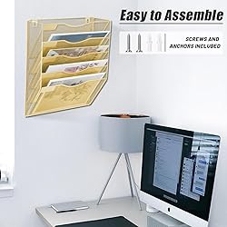 EASEPRES 5 Pocket Mesh Hanging Wall File