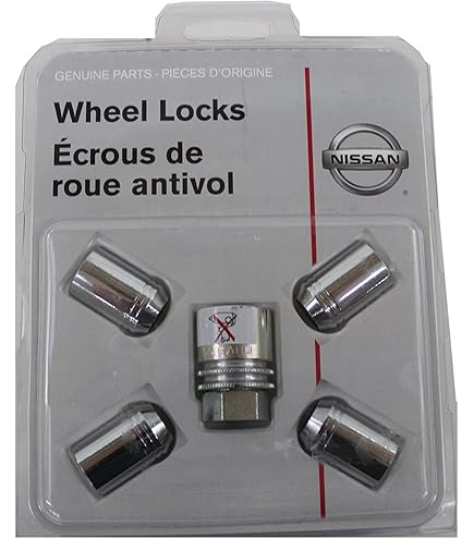 Genuine Nissan Accessories 999H1-A7009 Wheel Lock, (Set of 4