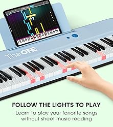 The ONE Smart Keyboard COLOR 61 Keys Piano