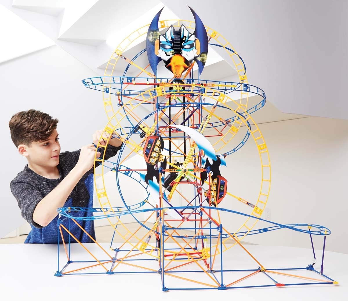 knex super cyborg roller coaster