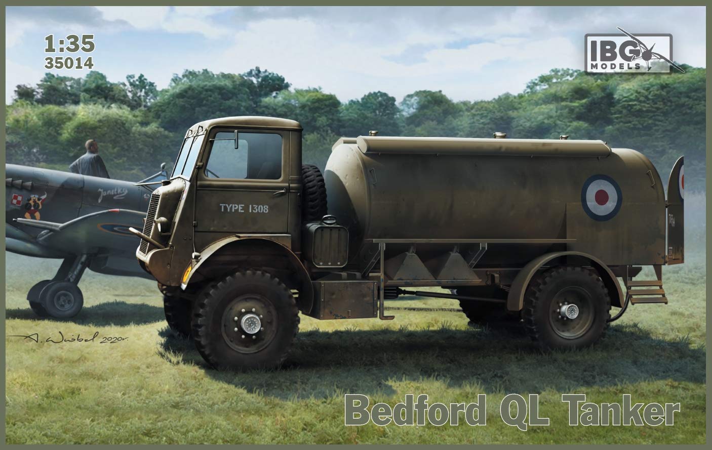 Big Ant IBG Models 1/35 Bedford QL Petrol Tanker # 35014