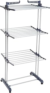 AmazonBasics - Turm-Wäscheständer für innen mit faltbaren Flügeln