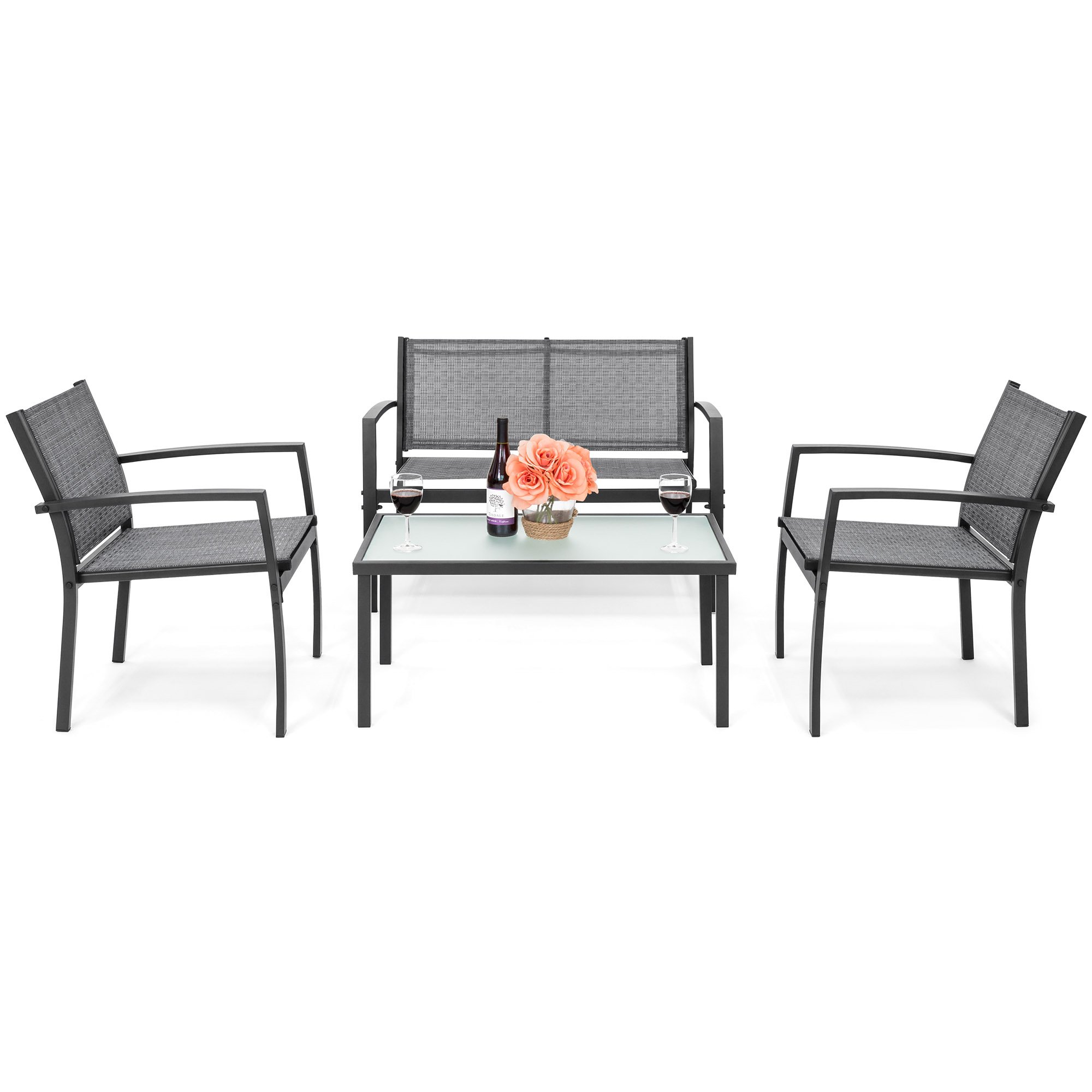 Best Choice Products 4 Piece Outdoor Met Buy Online In Brunei At Desertcart