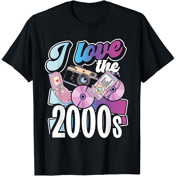 Amazon.com: 2000er Jahre Flip Phones Und Tech Designs I Love The