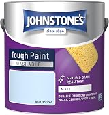 Johnstone's Washable Matt Emulsion Paint Blue Horizon 2.5L 12m2/L