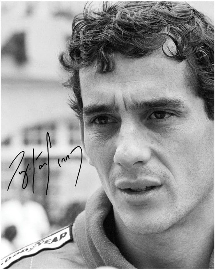 Photographs - Ayrton Senna Signed Autographed 8 x 10 Photo