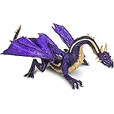 Safari Ltd. Midnight Moon Dragon Figurine - Hand-Painted, Detailed 9" Model Figure - Elusive Dark Dragon Toy for Boys, Girls & Kids Ages 4+