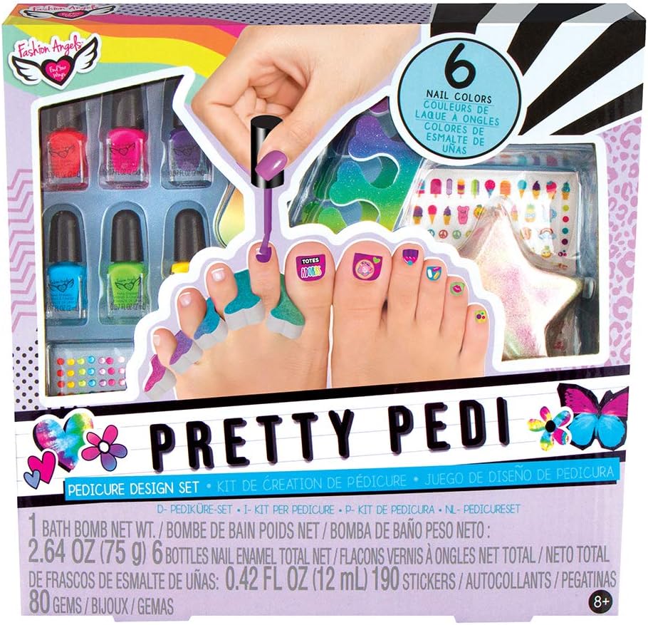Fashion Angels Pretty Pedi Pedicure Set- Spa Gift Set For Girls: Toys & Games
