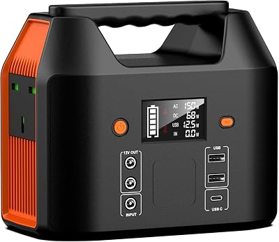 SinKeu Portable Power Station 99Wh 27000mAh 150W AC Outlets Camping