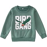 KEKEMI Toddler Boy Girls Football Sweatshirt Sundays are for the Birds Pullover Shirt Game Day Outfit Football Ballgame Tops
