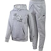 New Balance Boys Sweat Suit Set - 2 Piece Soft Fleece Pullover Hoodie & Jogger Sweatpants for Boys Tracksuit Set (8-16)