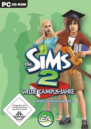 Die Sims 2 Wilde Campus Jahre Pc Spiel Unbekannt Amazon De Games