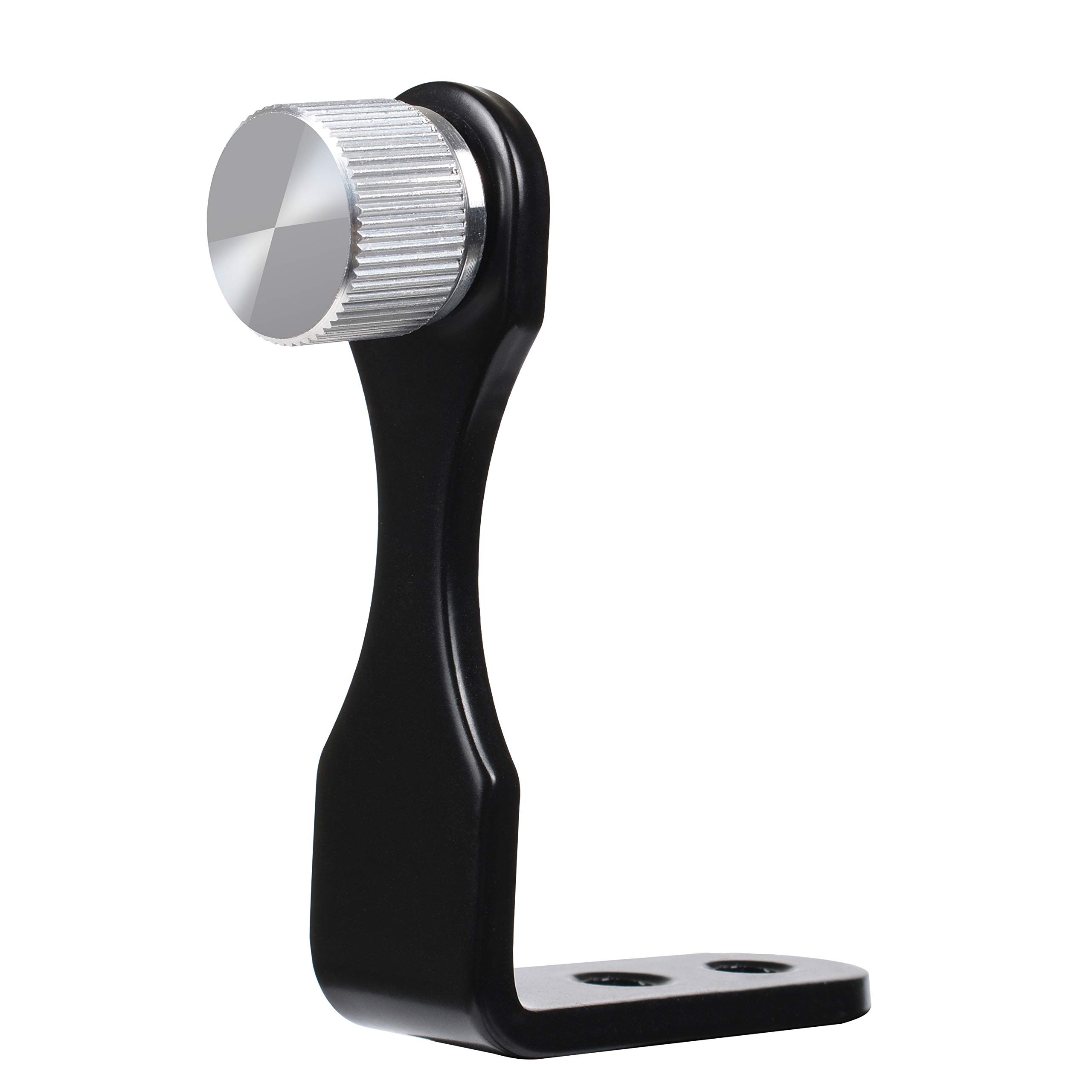 Kylietech Universal Binocular Tripod Mount Adapter, L Bracket Metal Tripod Mounting Adapter 50mm with Twin 1/4 Inch Threading for Binoculars Telescope Camera