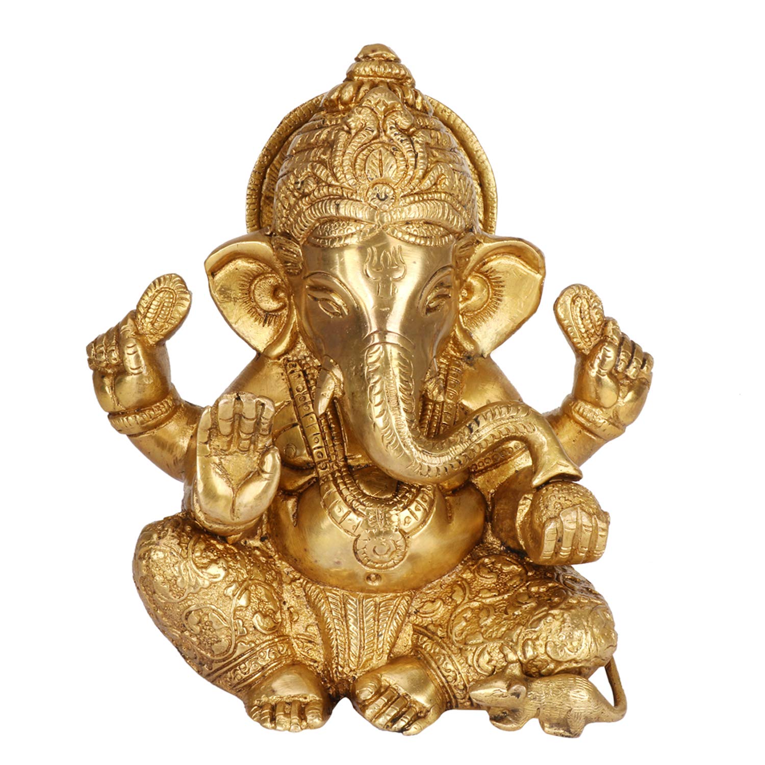 статуя ганеша пьет молоко