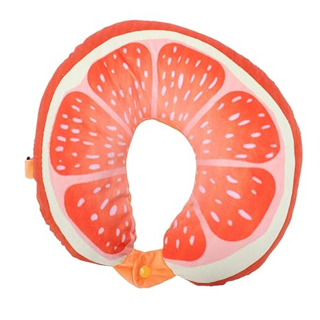 Orange U Shaped Pillow Sodial R Fruit U Shaped Pillow Travel