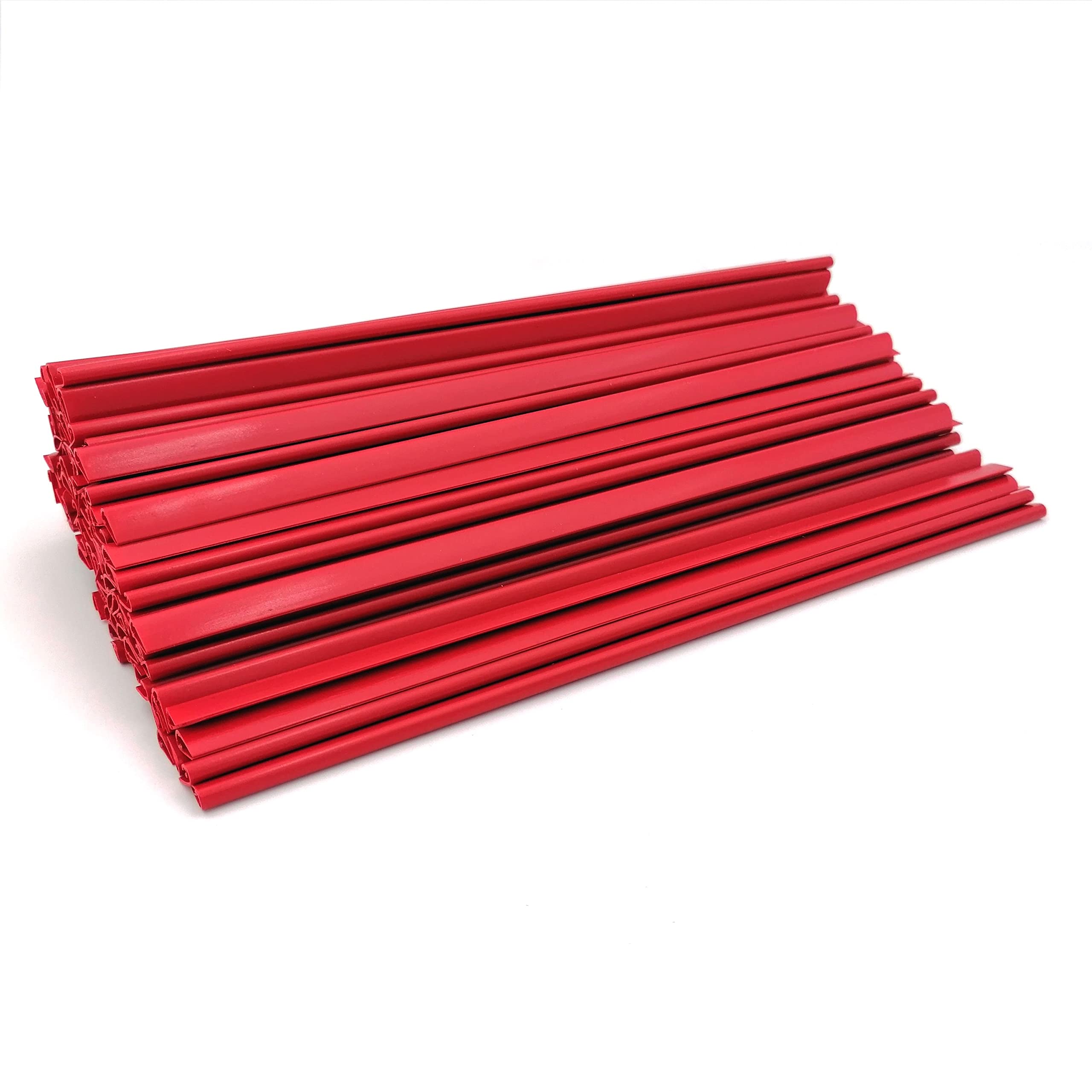 Paper Binds, A4 Diameter 6 mm, Capacity 35 Sheets, Pack of 100, Red