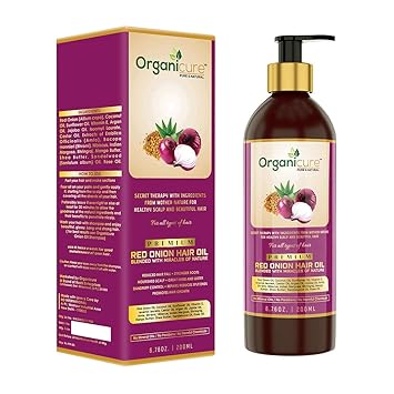 Buy Organicure Red Onion Hair Oil For Hair Growth With Deep