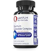 Quantum Nutrition Labs Quantum Nucleotide Complex - 90 Vegetarian Capsules | Beta Glucan Immune Support Supplement with Yeast Nucleotides &amp; Reishi, 400 mg Beta-Glucan Per Serving
