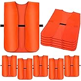 Chuarry 5 Pcs Blaze Orange Hunting Vest Adult Unisex Orange Safety Hunting Vest Outdoor for Men Visibility Unisex Adult Women Outdoor, Medium