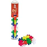 PLUS PLUS - Big Neon Mix - 15 Pieces - Creative Building and Construction Set - Mix of Neon Colors in a Tube - Kids 1 to 6 Ye