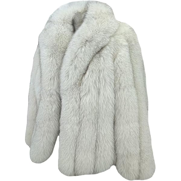 GR-222 Winter Warm Luxury Real Fox Fur Coat For Women Big Fluffy