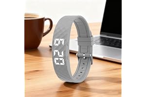 Vibrating Alarm Watch, Wearable Alarm Clock for Heavy Sleepers, Watch Silent Timer, Adjustable Rise Alarms Band, for Sleep Tr