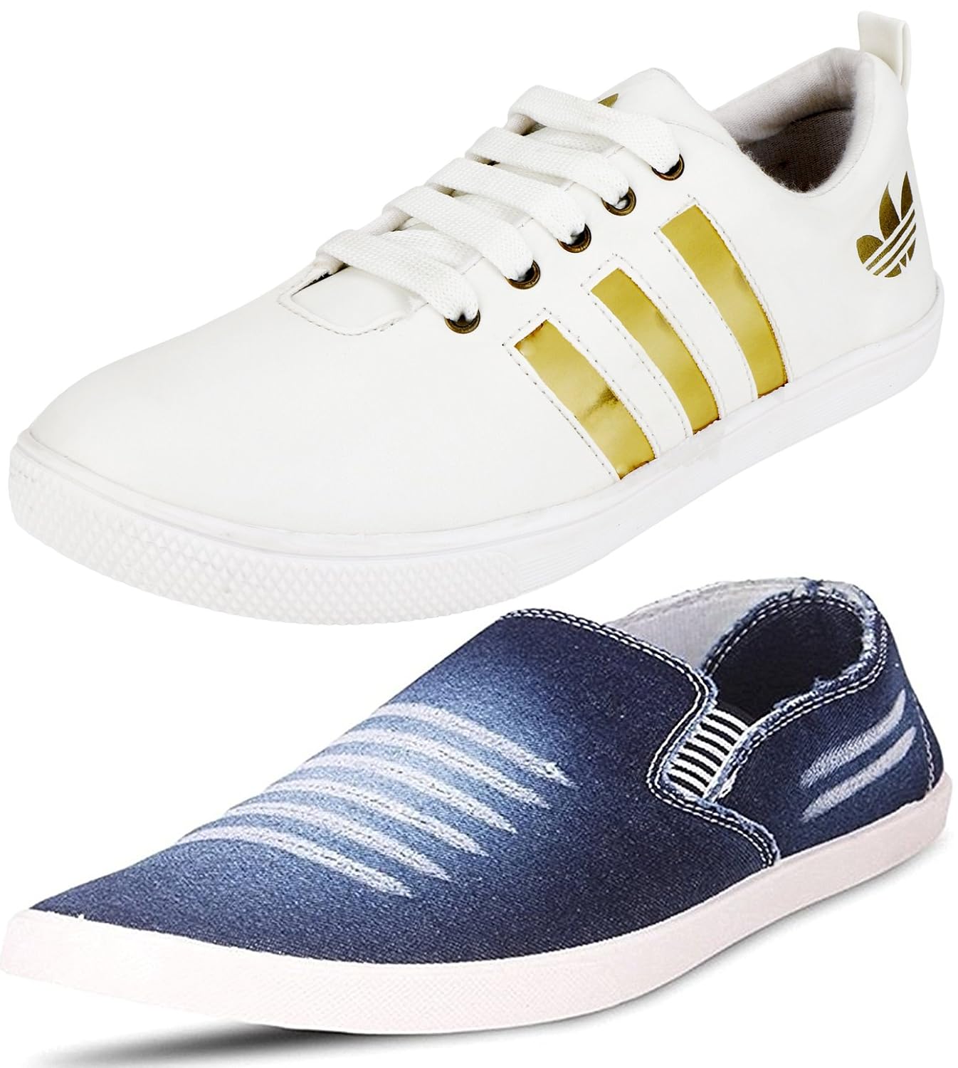 jabra perfect combo of 2 shoes- sneakers and loafers in various sizes