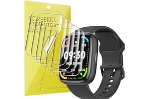 Compatible for MMBX Smartwatch Screen Protector,‎Lamshaw Full Coverage TPU Clear Film Compatible for EchoByte Smartwatch Scre