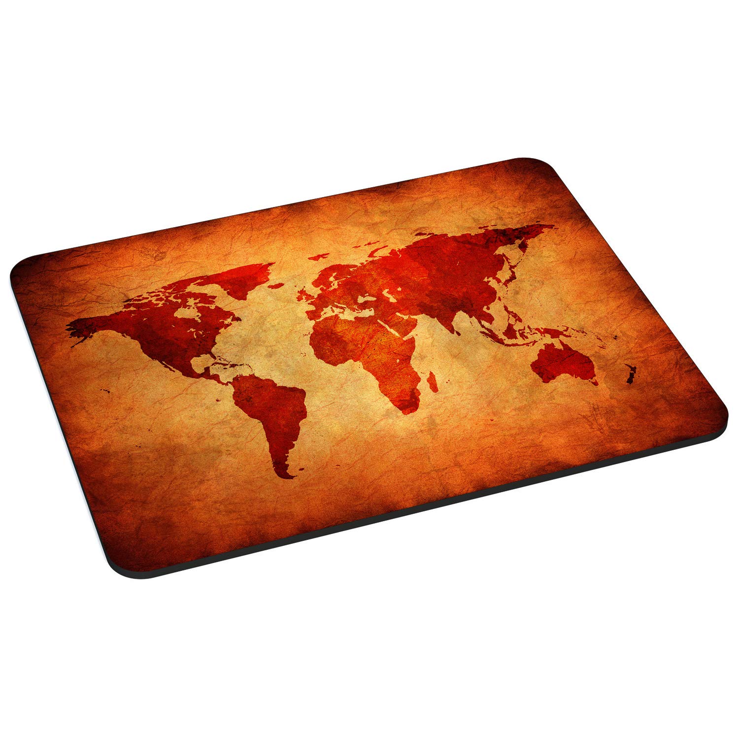 PEDEA Design Mouse Pad, Brown Global Map