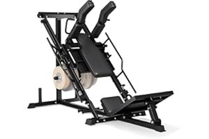 Garvee 3 in 1 Leg Press Machine for Home Gym, Professional Hack Squat Machine, Workout Equipment with Weight Storage Posts fo